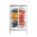 Misplaced - Cabinet - Vratislav Pecka - Chalk - Reeded glass