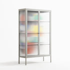 Murano - Cabinet - Vratislav Pecka - Chalk - Reeded glass