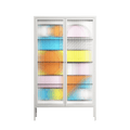Palette - Cabinet - Vratislav Pecka - Chalk - Reeded glass