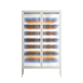 Perspektiva - Cabinet - Vratislav Pecka - Chalk - Reeded glass