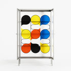 Springs - Cabinet - Vratislav Pecka - Chalk - Reeded glass