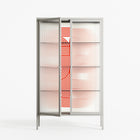 United - Cabinet - Vratislav Pecka - Chalk - Reeded glass