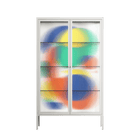 Vibrante - Cabinet - Vratislav Pecka - Chalk - Reeded glass