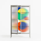 Vibrante - Cabinet - Vratislav Pecka - Chalk - Reeded glass
