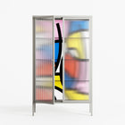 Yo - Cabinet - Vratislav Pecka - Chalk - Reeded glass