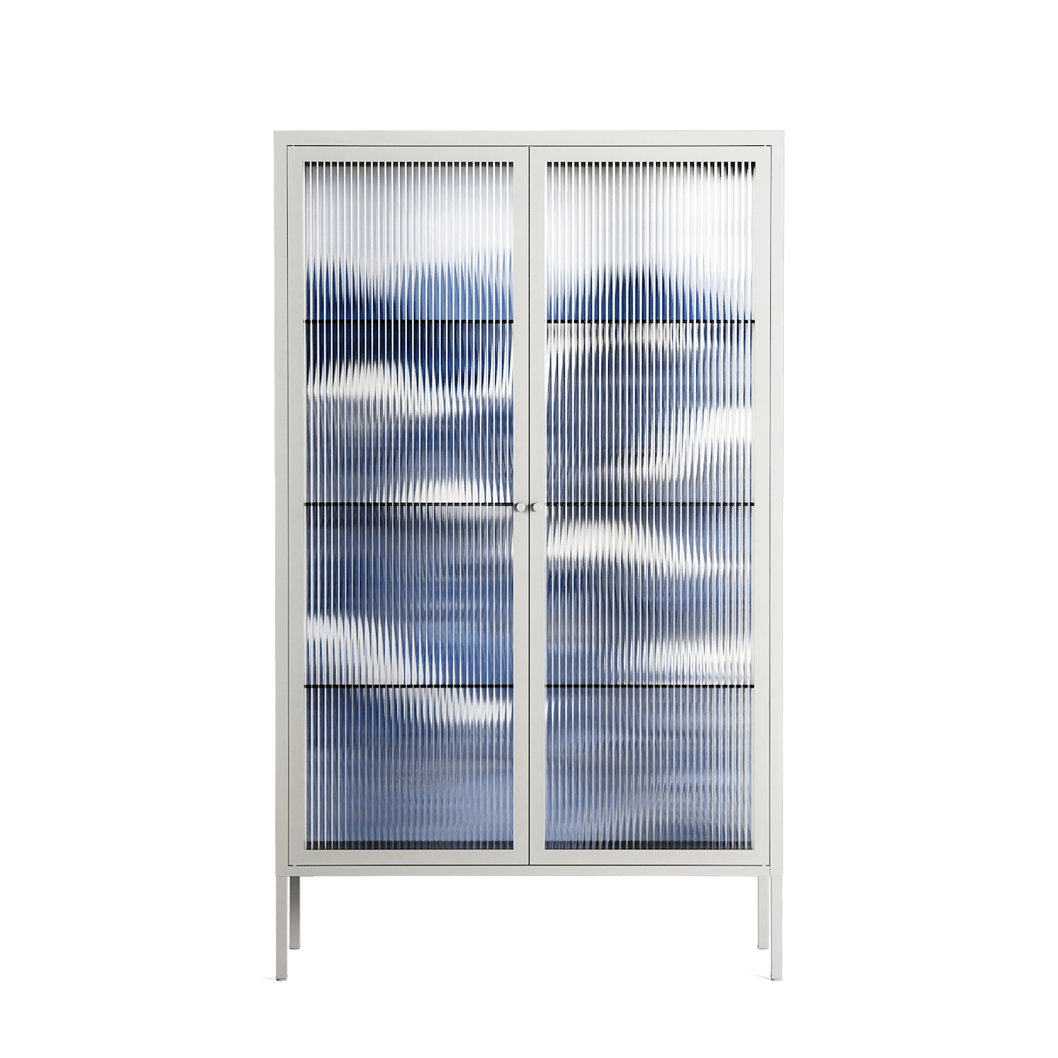 Dalgalar - Cabinet - Nur Rydberg - Chalk - Reeded glass