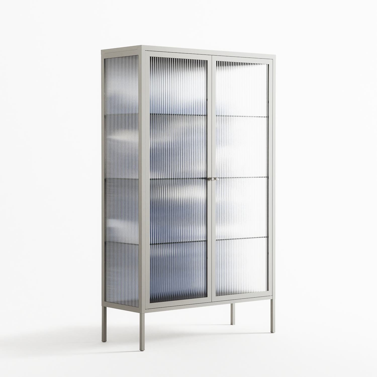 Dalgalar - Cabinet - Nur Rydberg - Chalk - Reeded glass