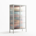 Gamla Stan - Cabinet - Nur Rydberg - Chalk - Reeded glass