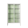 Björkskog - Cabinet - Nur Rydberg - Chalk - Reeded glass