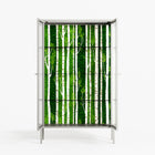 Björkskog - Cabinet - Nur Rydberg - Chalk - Reeded glass