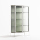 Björkskog - Cabinet - Nur Rydberg - Chalk - Reeded glass