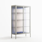 Good Bye - Cabinet - Andrea Devia-Nuño - Chalk - Reeded glass