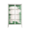 Carry - Cabinet - Andrea Devia-Nuño - Chalk - Reeded glass