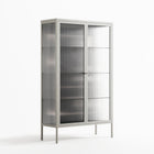 Love Flow - Cabinet - Andrea Devia-Nuño - Chalk - Reeded glass