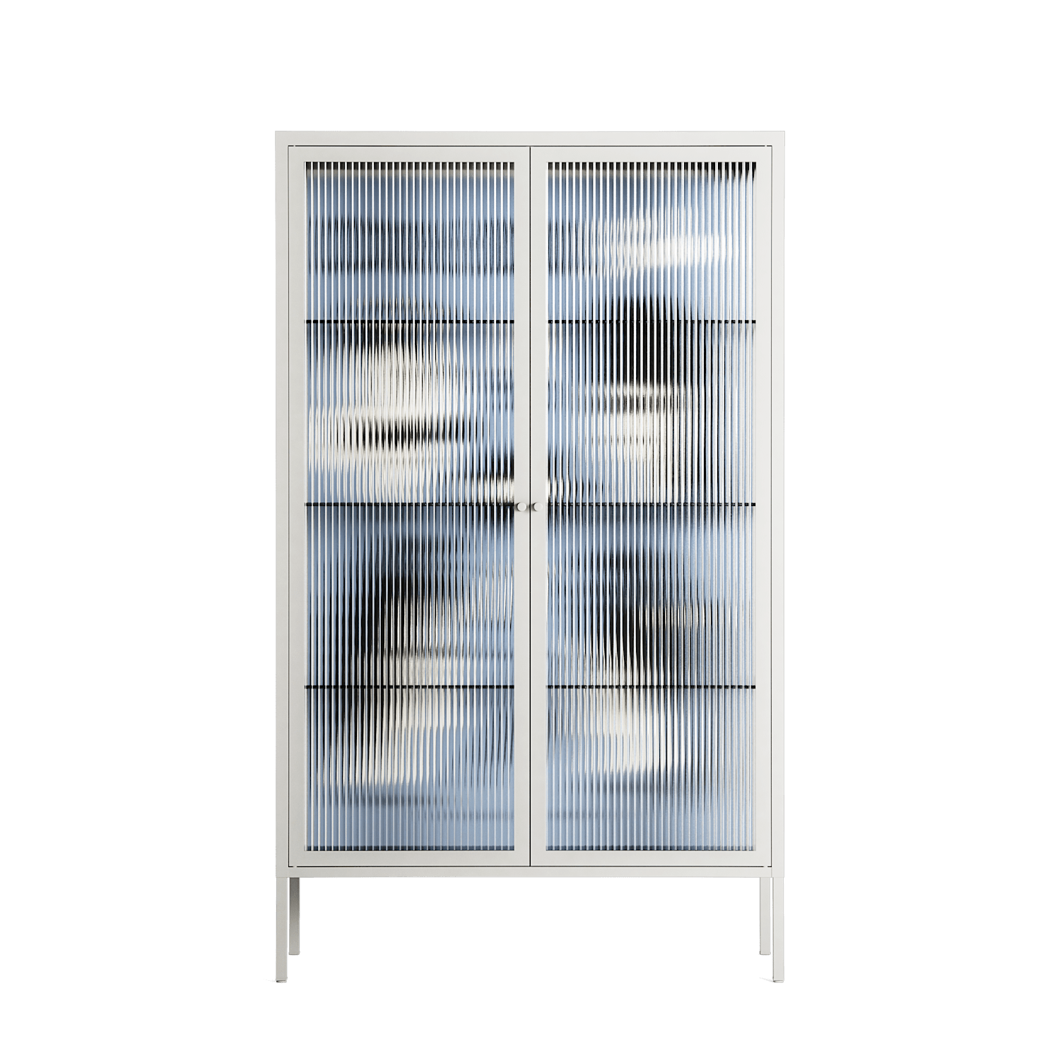 Cool Cool Salon Grey - Cabinet - Aley Wild - Chalk - Reeded glass