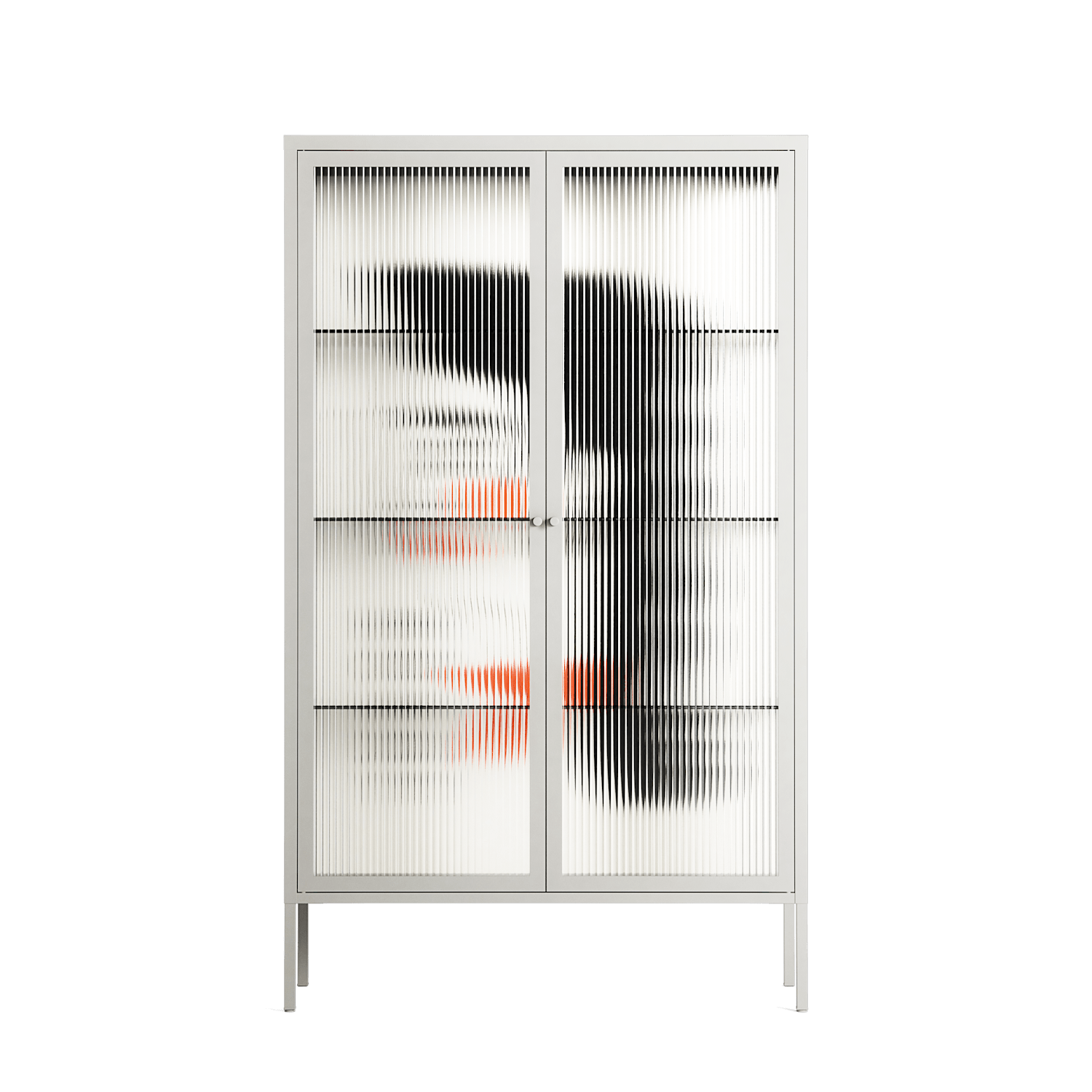 Howdy - Cabinet - Aley Wild - Chalk - Reeded glass