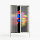 Mushroom Dance Multi - Cabinet - Aley Wild - Chalk - Reeded glass