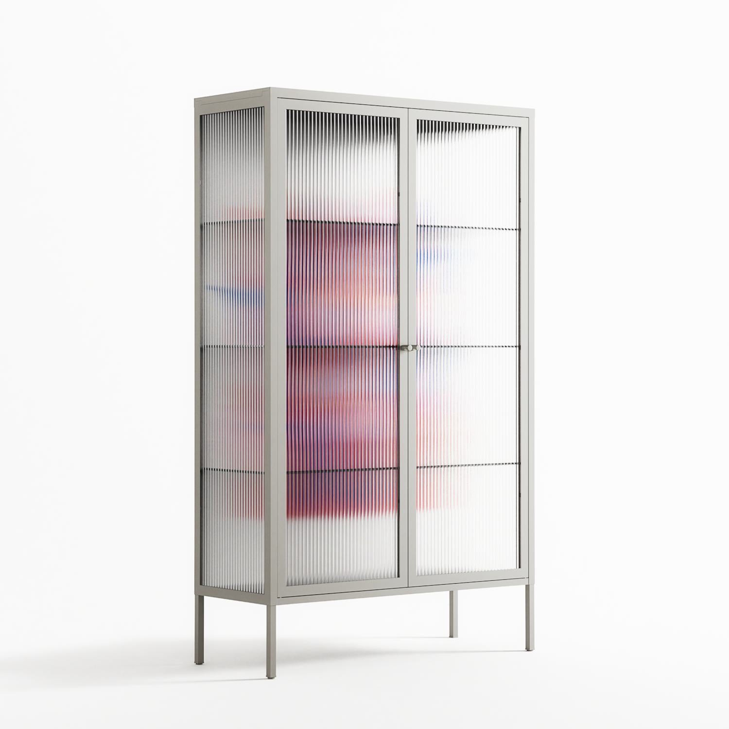 Buttercup - Cabinet - Katie O’Shea - Chalk - Reeded glass