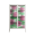 Pink Floras - Cabinet - Katie O’Shea - Chalk - Reeded glass