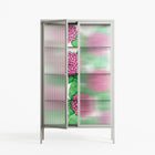 Pink Floras - Cabinet - Katie O’Shea - Chalk - Reeded glass