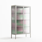 Pink Floras - Cabinet - Katie O’Shea - Chalk - Reeded glass