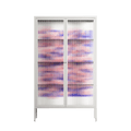 Redblooms - Cabinet - Katie O’Shea - Chalk - Reeded glass