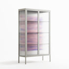 Redblooms - Cabinet - Katie O’Shea - Chalk - Reeded glass