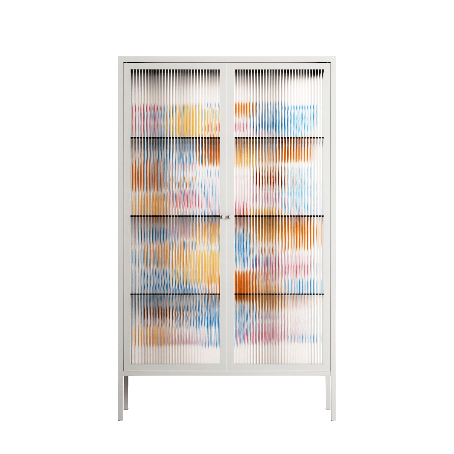 Sea Critters - Cabinet - Katie O’Shea - Chalk - Reeded glass