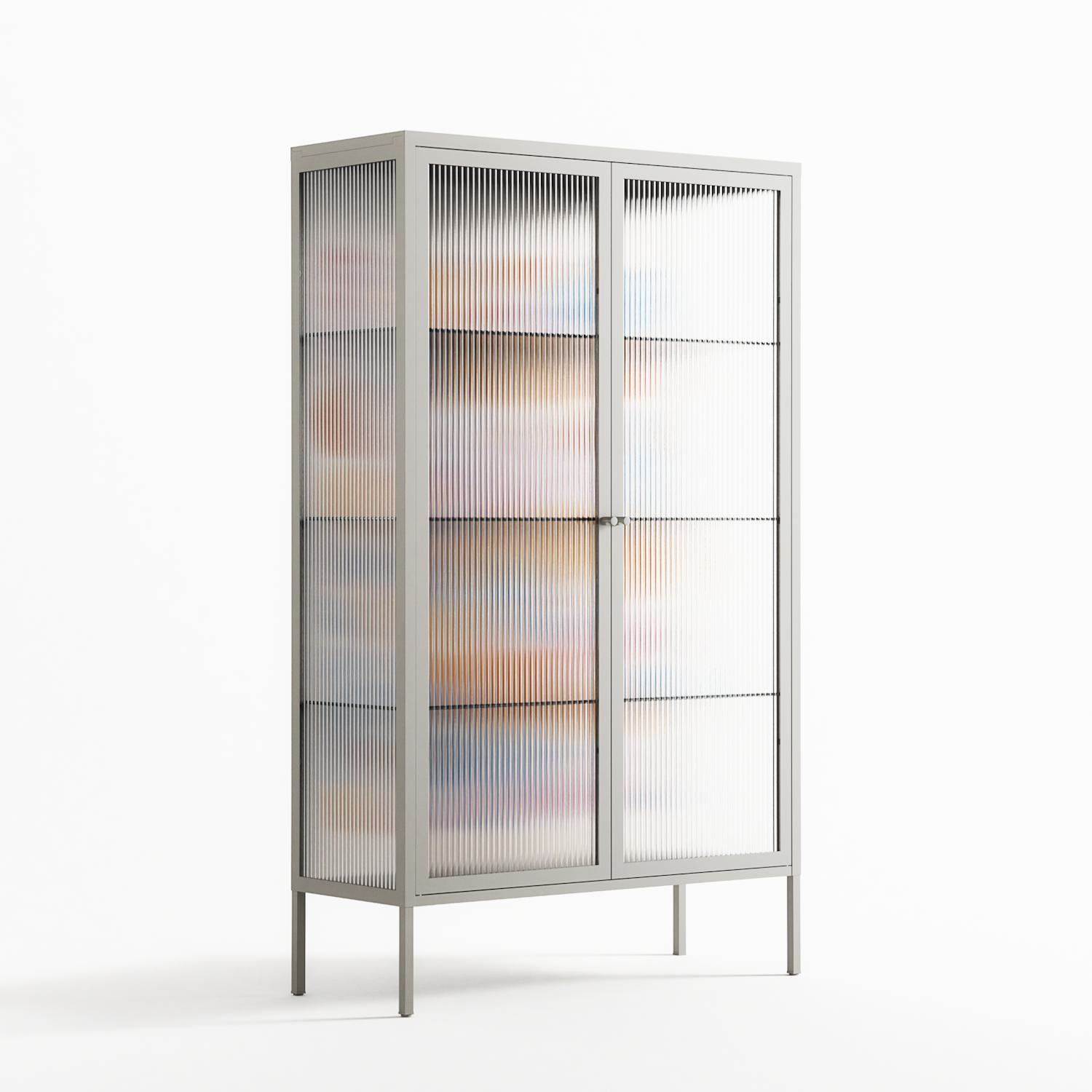 Sea Critters - Cabinet - Katie O’Shea - Chalk - Reeded glass
