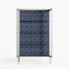 Basket Weave - Cabinet - Katie O’Shea - Chalk - Reeded glass