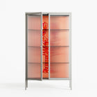 Lobster - Cabinet - Raissa Oltmanns - Chalk - Reeded glass
