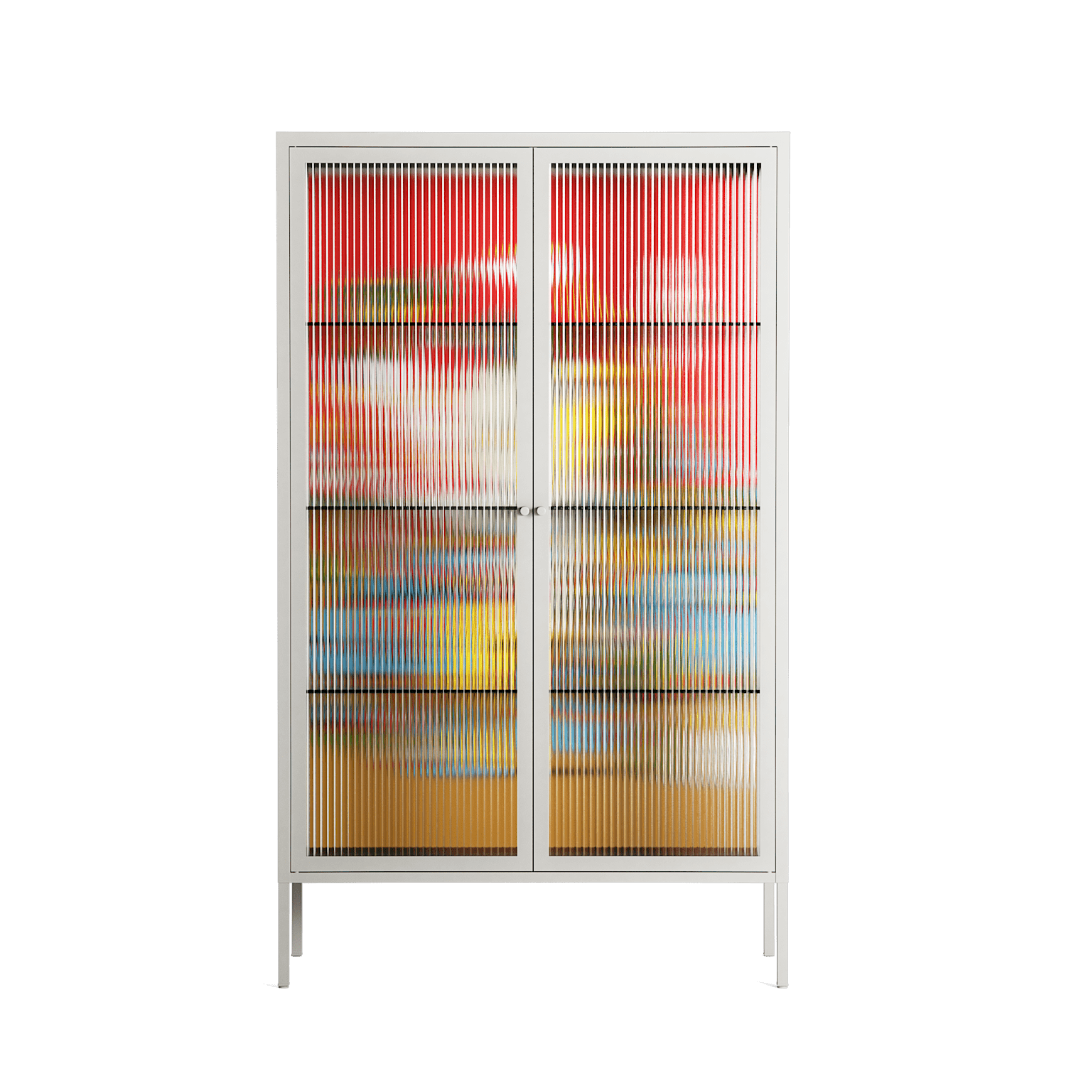 Ganesha - Cabinet - Cezar Berje - Chalk - Reeded glass