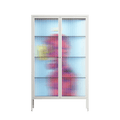 Flower - Cabinet - Cezar Berje - Chalk - Reeded glass
