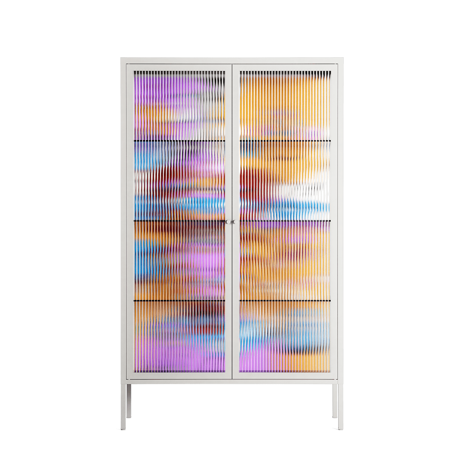 Solar Cancer - Cabinet - Cezar Berje - Chalk - Reeded glass