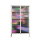 Gentleman - Cabinet - Cezar Berje - Chalk - Reeded glass