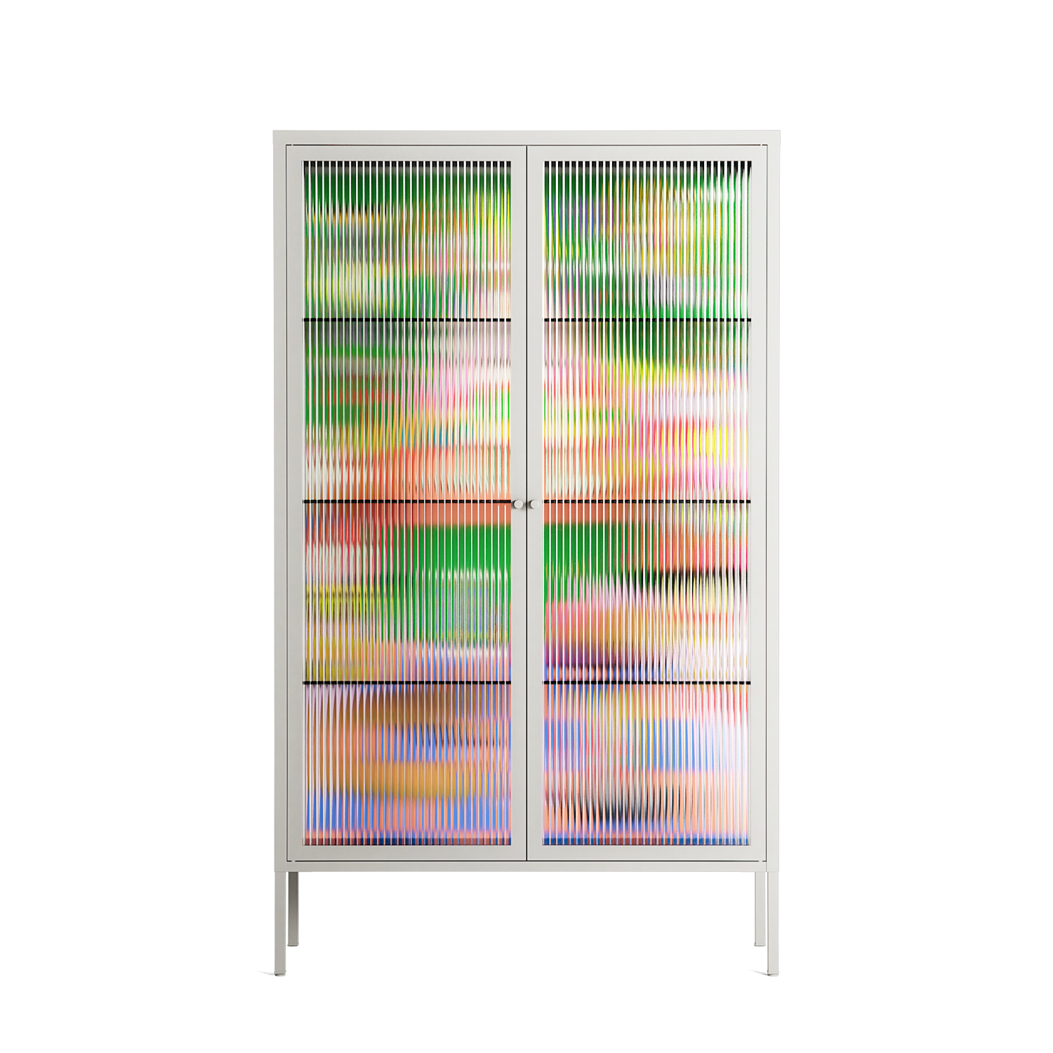 The Holy Mountain - Cabinet - Cezar Berje - Chalk - Reeded glass