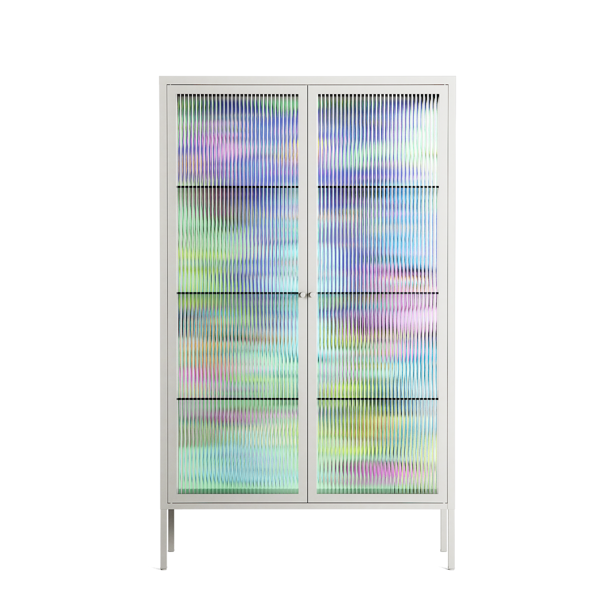 Transmutation - Cabinet - Cezar Berje - Chalk - Reeded glass