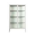 Epic Swirl - Cabinet - Amy Suther - Chalk - Reeded glass