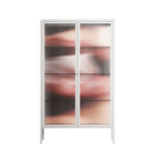 Blow - Cabinet - Nadia Ryder - Chalk - Reeded glass