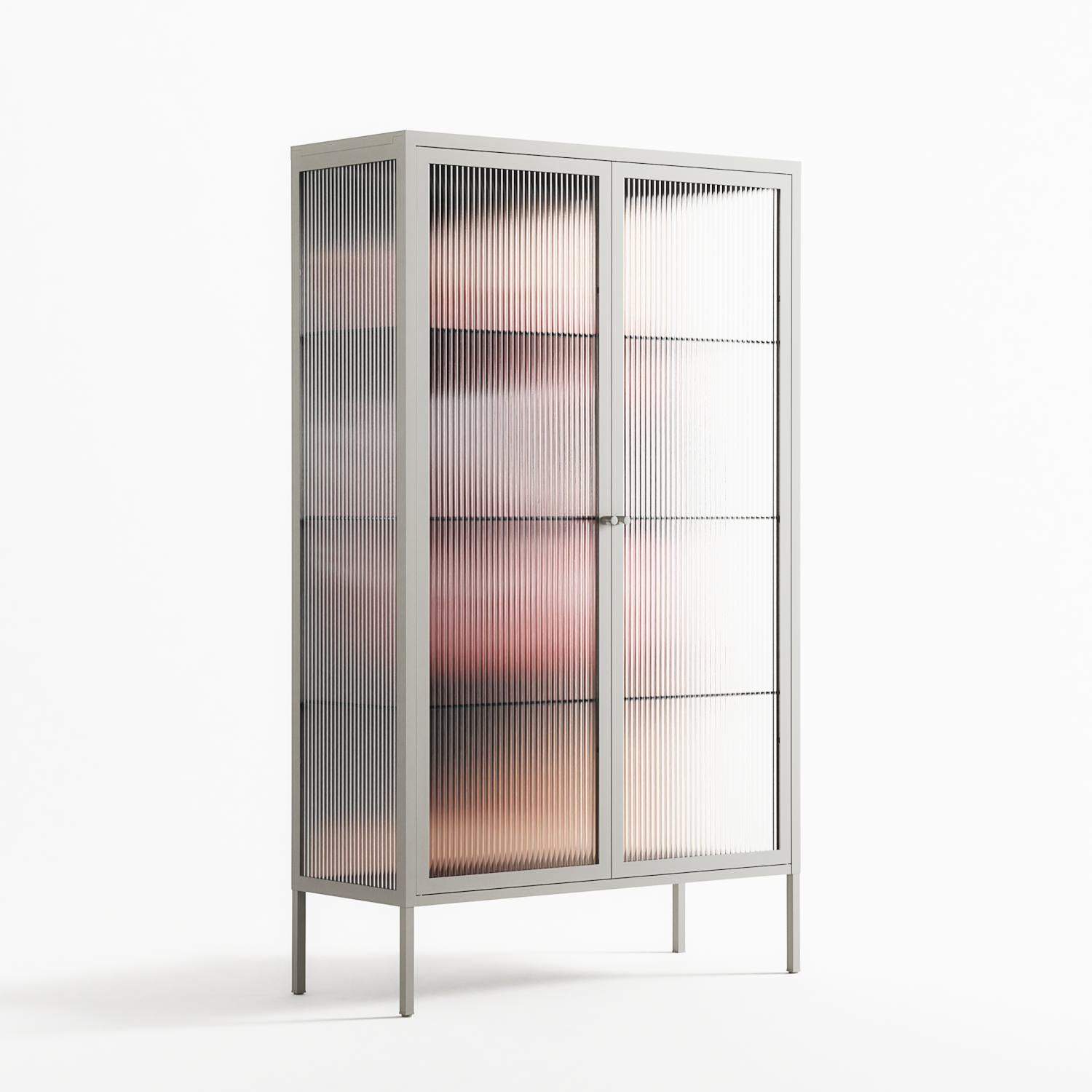Blow - Cabinet - Nadia Ryder - Chalk - Reeded glass