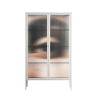 Gem - Cabinet - Nadia Ryder - Chalk - Reeded glass