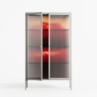 Red - Cabinet - Nadia Ryder - Chalk - Reeded glass