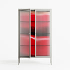Squish - Cabinet - Nadia Ryder - Chalk - Reeded glass
