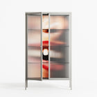Teeth - Cabinet - Nadia Ryder - Chalk - Reeded glass