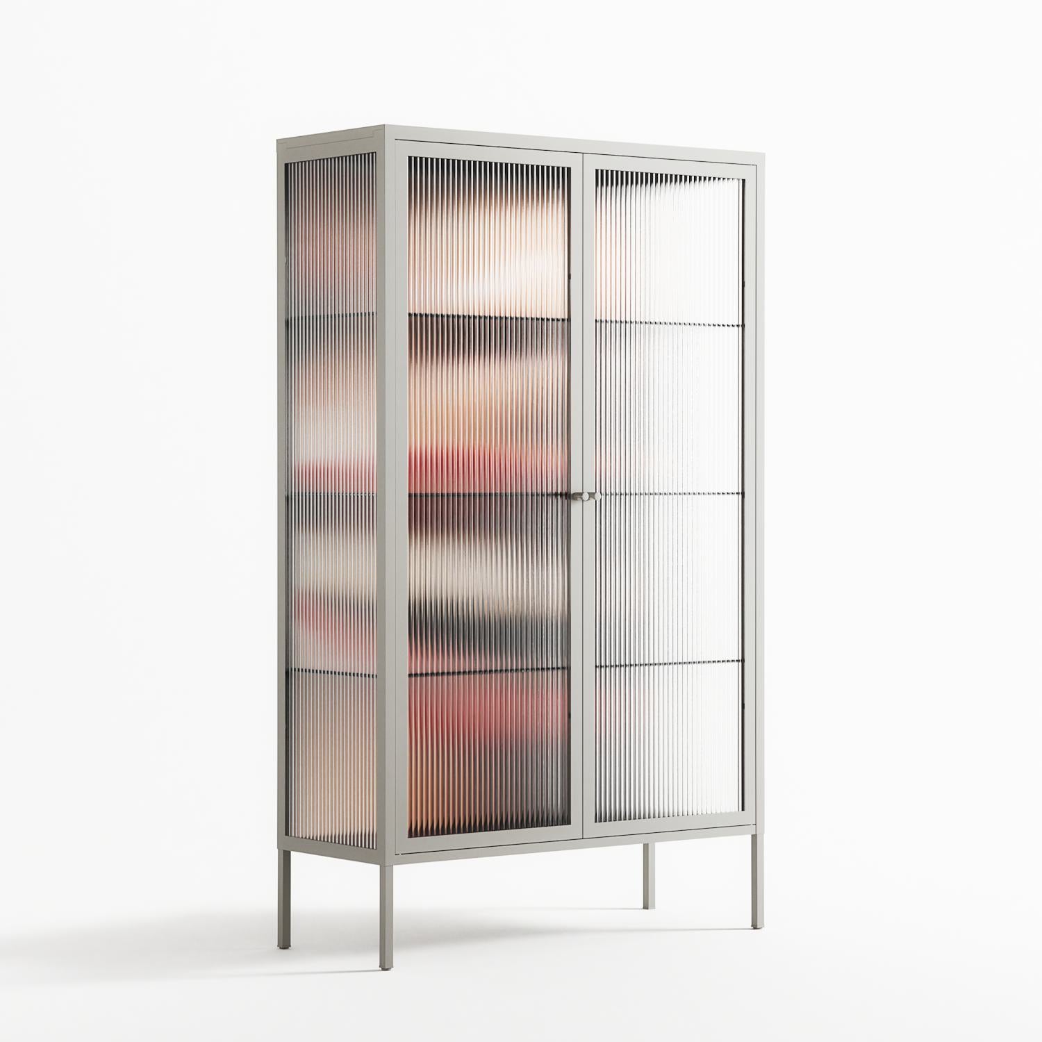 Teeth - Cabinet - Nadia Ryder - Chalk - Reeded glass