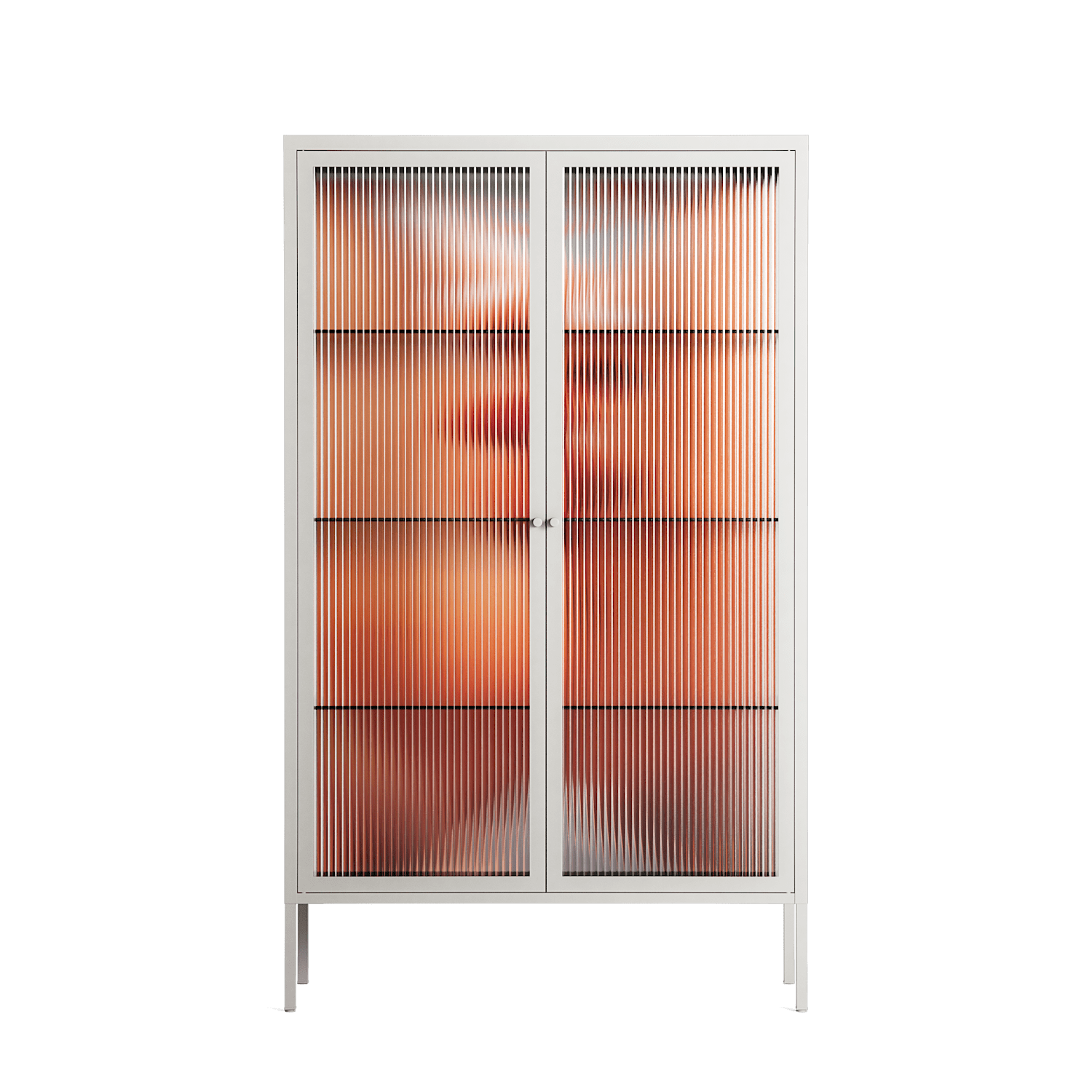 The Art Of Kissing - Cabinet - Nadia Ryder - Chalk - Reeded glass