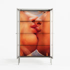 The Art Of Kissing - Cabinet - Nadia Ryder - Chalk - Reeded glass