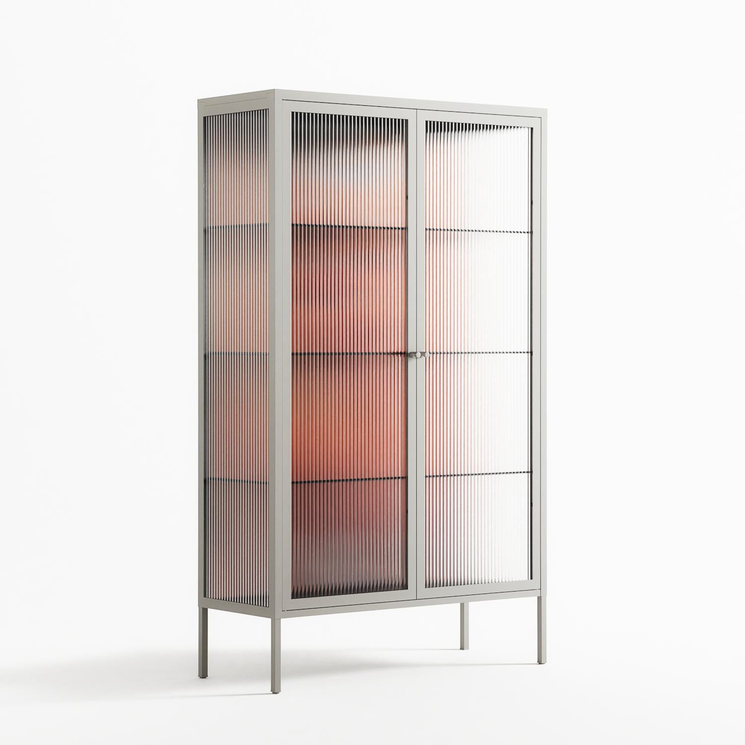 The Art Of Kissing - Cabinet - Nadia Ryder - Chalk - Reeded glass