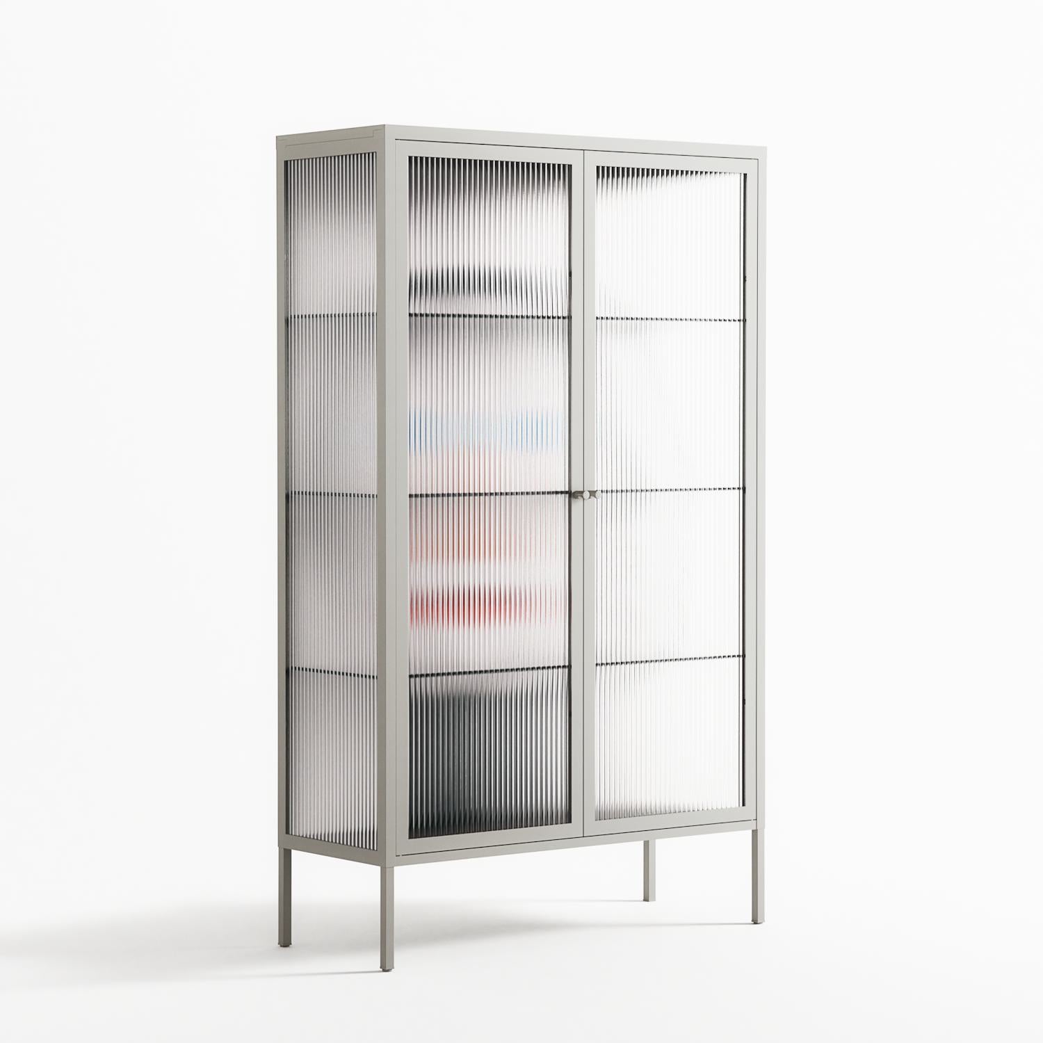 En_Suspend - Cabinet - David Vanadia - Chalk - Reeded glass