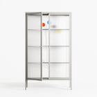 Épanoui - Cabinet - David Vanadia - Chalk - Reeded glass